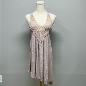 Free People Dress Fairy Whimsy Feminine Asymmetrical Hem Size Small Purple